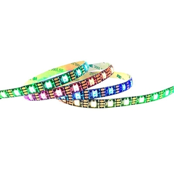 RGB LED лента 5V, 60 светодиода 5050, цветни ефекти и бегуща светлина, дистанционно управление
