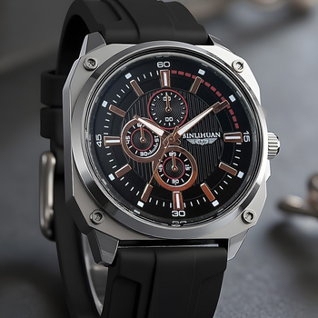 Binlihuan Ανδρικό Αδιάβροχο Ρολόι Quartz, 41 mm Καντράν, Casual Μόδα