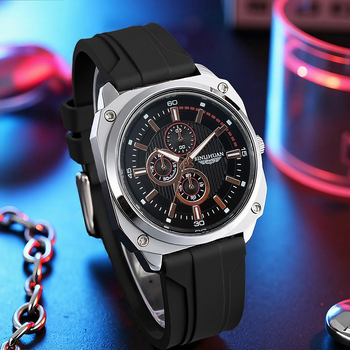 Binlihuan Ανδρικό Αδιάβροχο Ρολόι Quartz, 41 mm Καντράν, Casual Μόδα