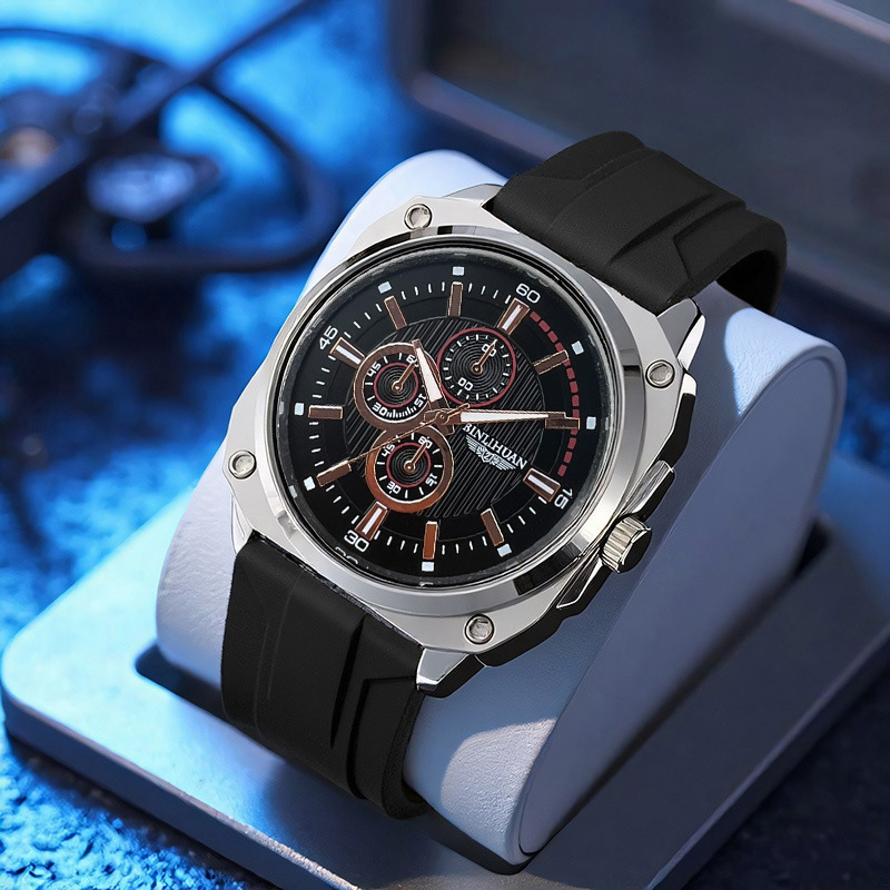 Binlihuan Ανδρικό Αδιάβροχο Ρολόι Quartz, 41 mm Καντράν, Casual Μόδα