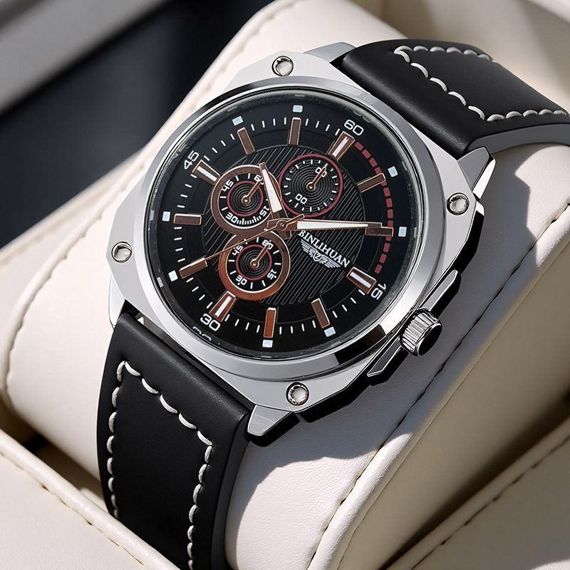 Binlihuan Ανδρικό Αδιάβροχο Ρολόι Quartz, 41 mm Καντράν, Casual Μόδα