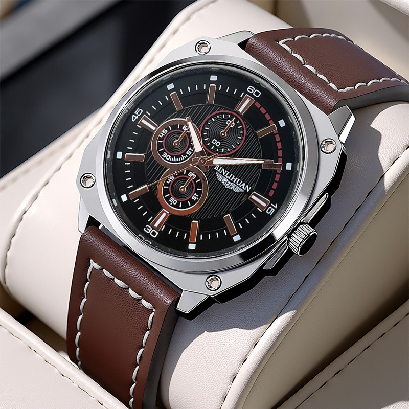 Binlihuan Ανδρικό Αδιάβροχο Ρολόι Quartz, 41 mm Καντράν, Casual Μόδα