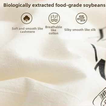 Ri Zhi Nishikawa štvorsezónna jednolôžková prikrývka s výplňou zo sójových vlákien, materiál: chemické vlákno, 7–8 kg