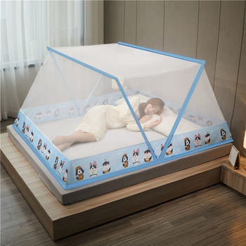 Skladacia sieť proti komárom pre bábätká, prenosná posteľná clona do internátu, jednolôžková veľkosť, bez montáže