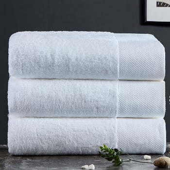 Hotelové uteráky - 100% bavlna, biele, 420 g, pre hotely, penzióny a kozmetické salóny