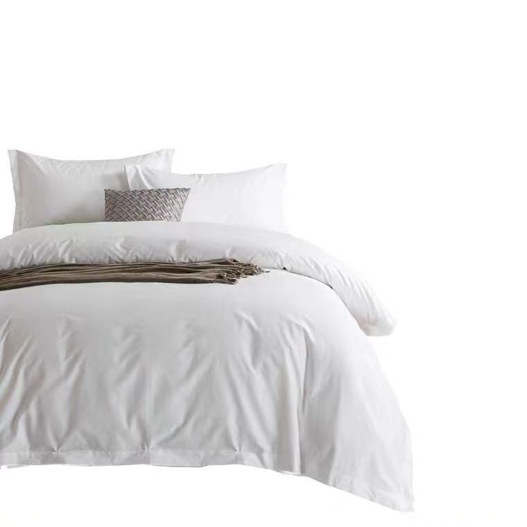 Štvordielny hotelový set posteľnej bielizne Vienna, 100% bavlna, jednofarebný vzor