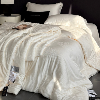 Premium deka od Tencel pamuka s jacquardom, svila i vlakna soje, s dvostrukim proteinskim punjenjem, za sve sezone, debeli zimski toplinski dodatak