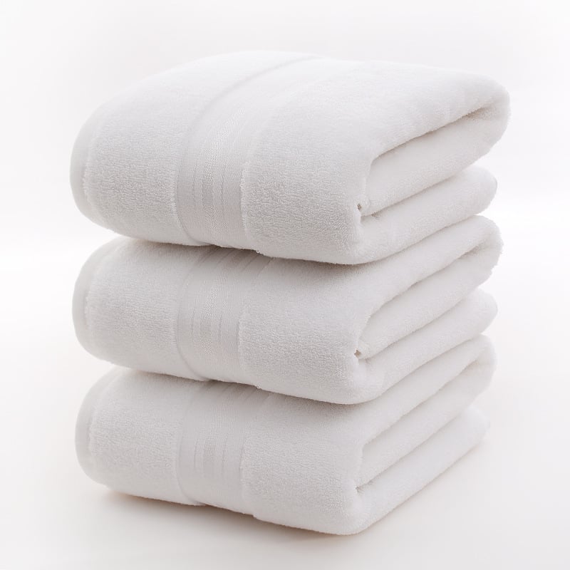 100% bavlnená hotelová osuška, unisex, s vyšitým logom, vhodná pre domáce použitie aj hotely a salóny krásy