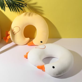 U alakú nyakpárna habgolyó töltettel, Crystal Velvet anyaggal, modern minimalist dizájn