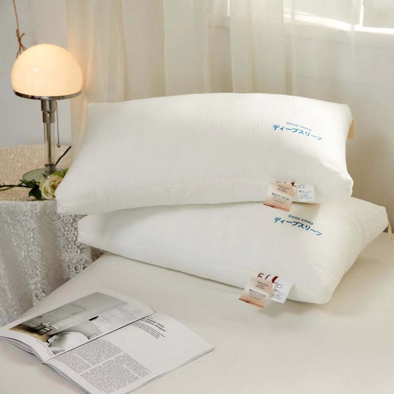 Pamutból készült nyakpárna, japán stílusú, ultra-soft töltéssel, poliészter rosttal, felnőtteknek, otthoni használatra