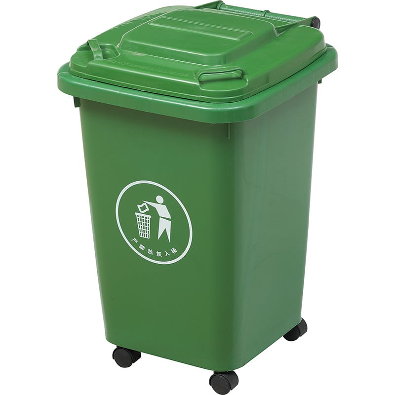 Vonku 120 L odpadkový kôš s kolieskami, extra veľký skladovací kontajner pre obytné zóny, ekologický HDPE plast