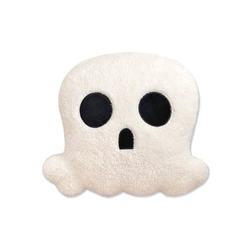 Halloween dekoráció koponyás párna – plüss anyagú kanapé párna