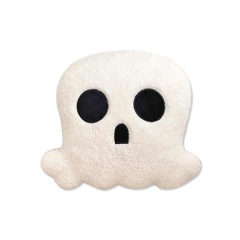 Halloween dekoráció koponyás párna – plüss anyagú kanapé párna