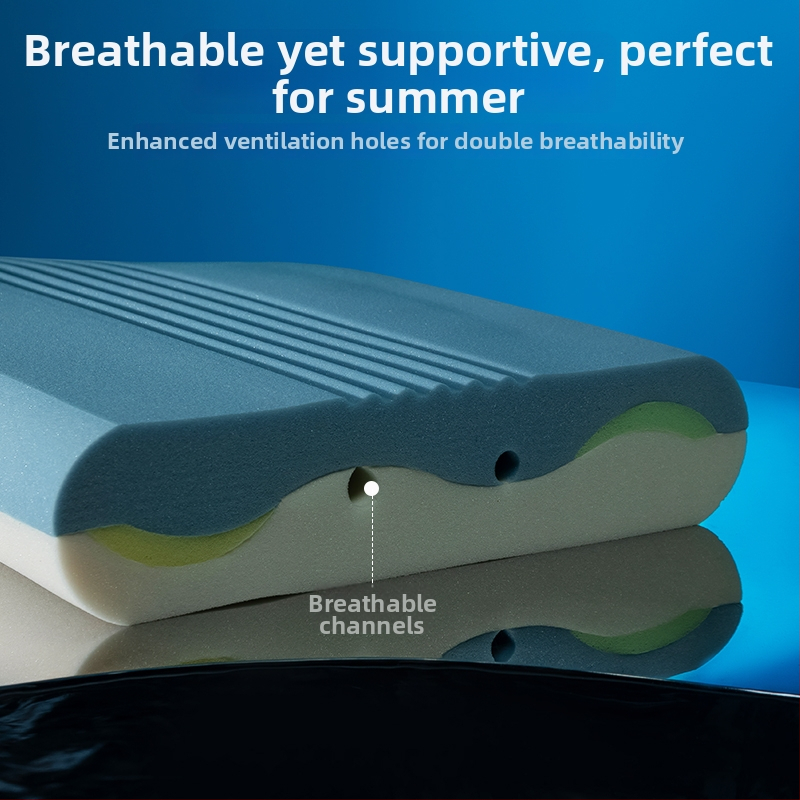 Štvrtá generácia vankúša Deep Sleep Pro s oporou krku, set s návliečkom a jadrom z pamäťovej peny, priedušný spánkový vankúš v darčekovej krabičke