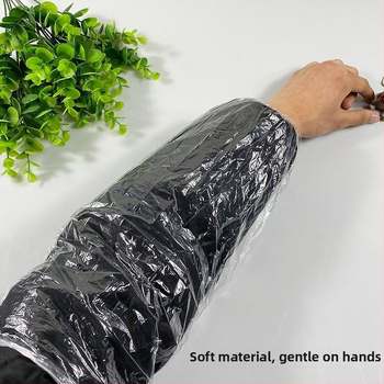 Priehľadné jednorazové rukávy, odolné voči vode a olejom, hrubý plast, univerzálna veľkosť, pre ženy v práci na jeseň a zimu