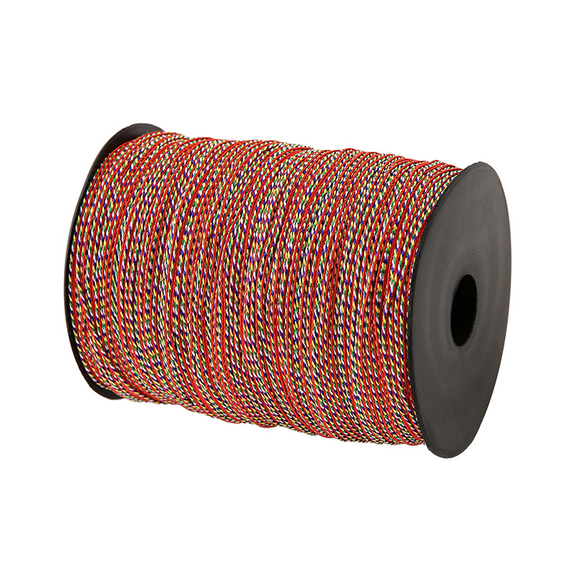DIY viacfarebná šnúrka na náramky, veľký rol, polyester, diamantový uzol pre Festival draka
