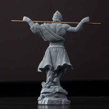 Soška v čínskom štýle Monkey King Sun Wukong pre domáce vstupné miesto, stolný dekor a akváriové krajinky