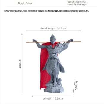 Soška v čínskom štýle Monkey King Sun Wukong pre domáce vstupné miesto, stolný dekor a akváriové krajinky