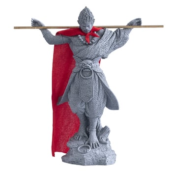 Soška v čínskom štýle Monkey King Sun Wukong pre domáce vstupné miesto, stolný dekor a akváriové krajinky