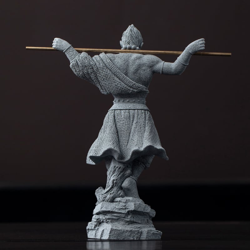 Soška v čínskom štýle Monkey King Sun Wukong pre domáce vstupné miesto, stolný dekor a akváriové krajinky