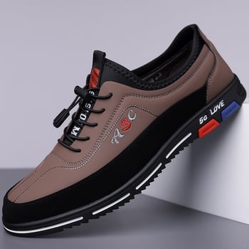 Pánske casual kožené loafery s mäkkou podrážkou a jemným povrchom, mladistvý, univerzálny štýl, veľkosť 48 (model 8789)