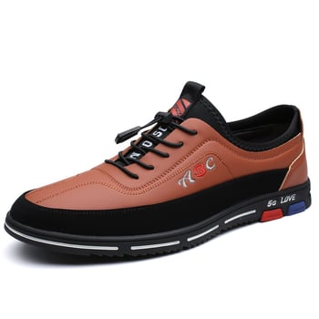 Pánske casual kožené loafery s mäkkou podrážkou a jemným povrchom, mladistvý, univerzálny štýl, veľkosť 48 (model 8789)