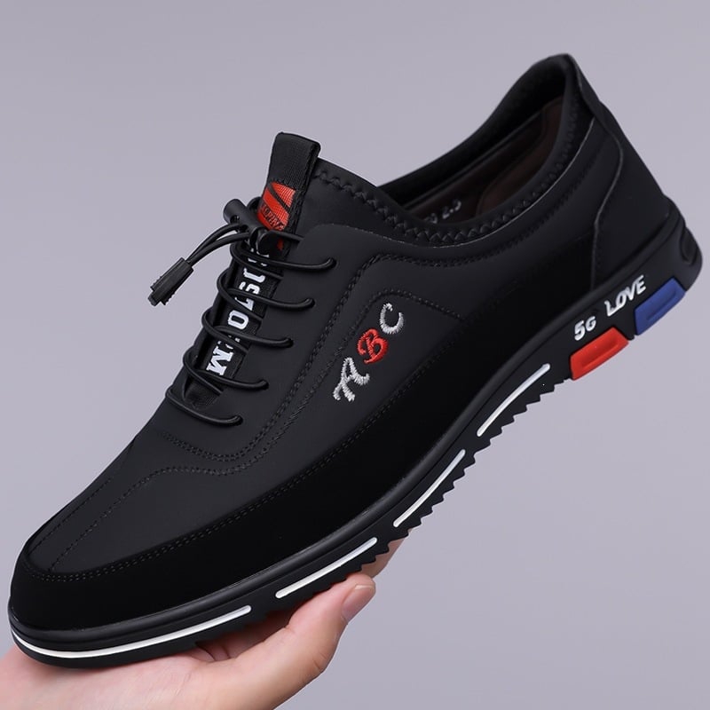 Pánske casual kožené loafery s mäkkou podrážkou a jemným povrchom, mladistvý, univerzálny štýl, veľkosť 48 (model 8789)