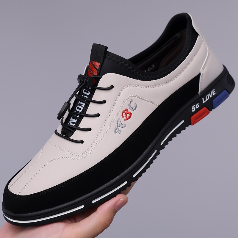 Pánske casual kožené loafery s mäkkou podrážkou a jemným povrchom, mladistvý, univerzálny štýl, veľkosť 48 (model 8789)