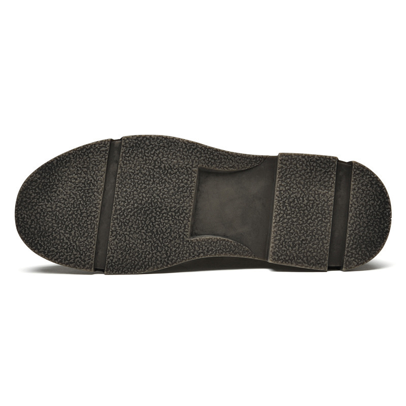 Pánske topánky Martin s ponožkovým lemom, 6 cm zvýšenie výšky, krátke pracovné topánky, svinová koža, casual obuv, kórejský štýl pre mužov