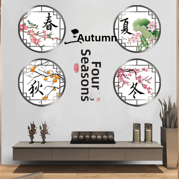 CH69039 PVC nástenný mural do obývačky – dekoratívne dielo na stenu, moderný minimalistický štýl