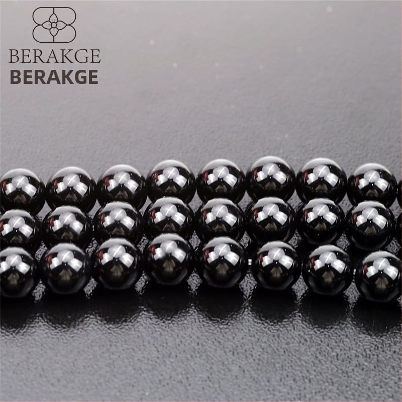 Mărgele din agate naturale albe, agate negre și ametist, 6/8 mm, pentru bijuterii DIY – bile rotunde