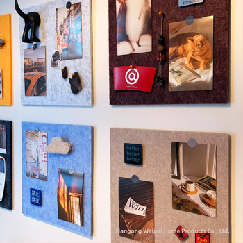 Dopamínové farby filcové nálepky na stenu, trojrozmerné, bez vŕtania, DIY zobrazenie fotografií