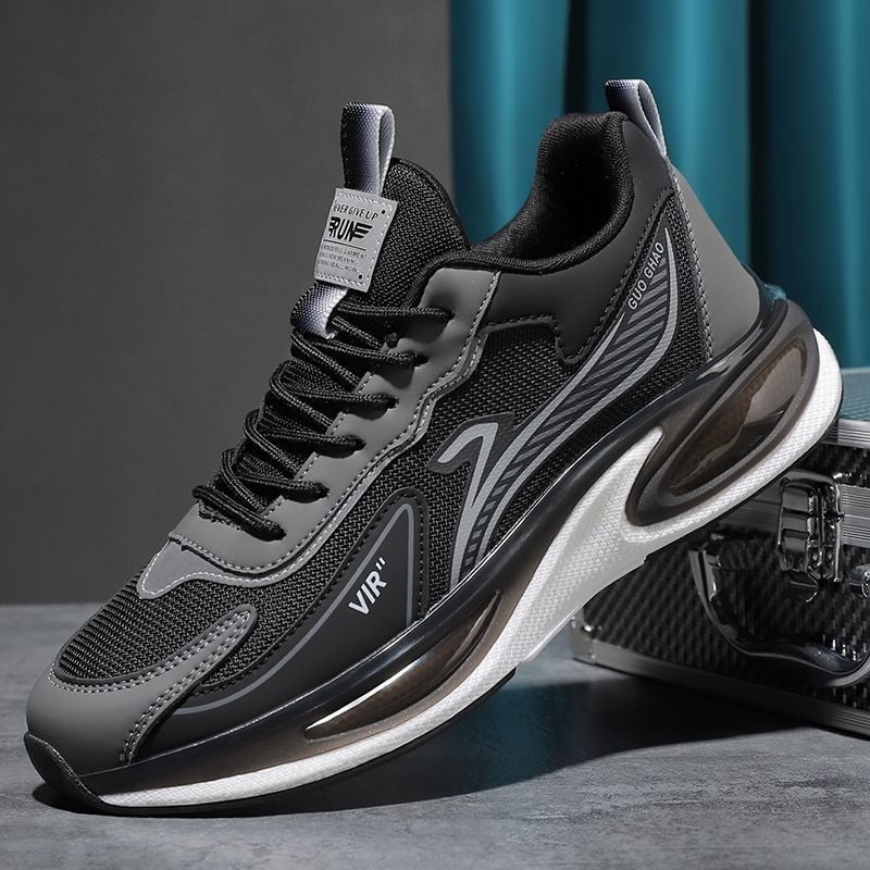 Ανδρικά sneakers από διχτυωτό ύφασμα, διαπνέοντα και ελαφριά, αντιολισθητική σόλα, καλοκαιρινό casual στυλ