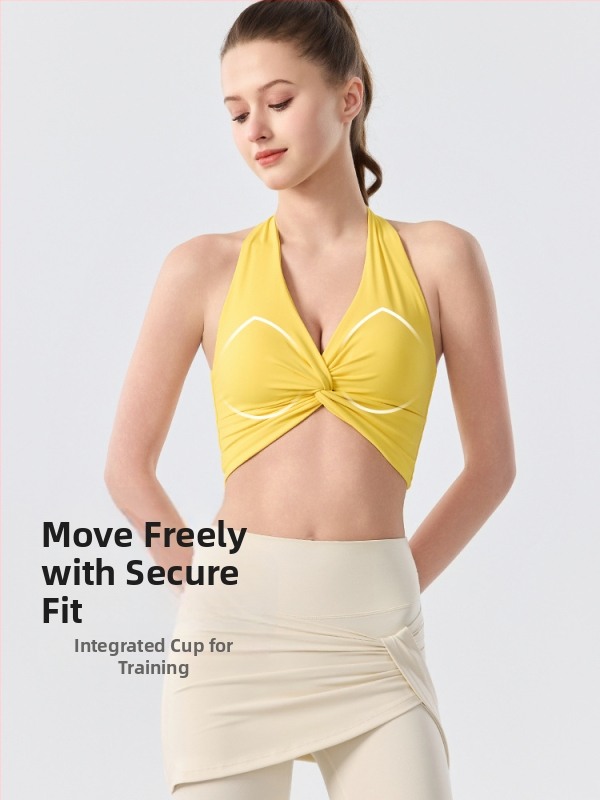 Športová podprsenka all-in-one pre fitness s tlmením otrasov, pilates a jogu