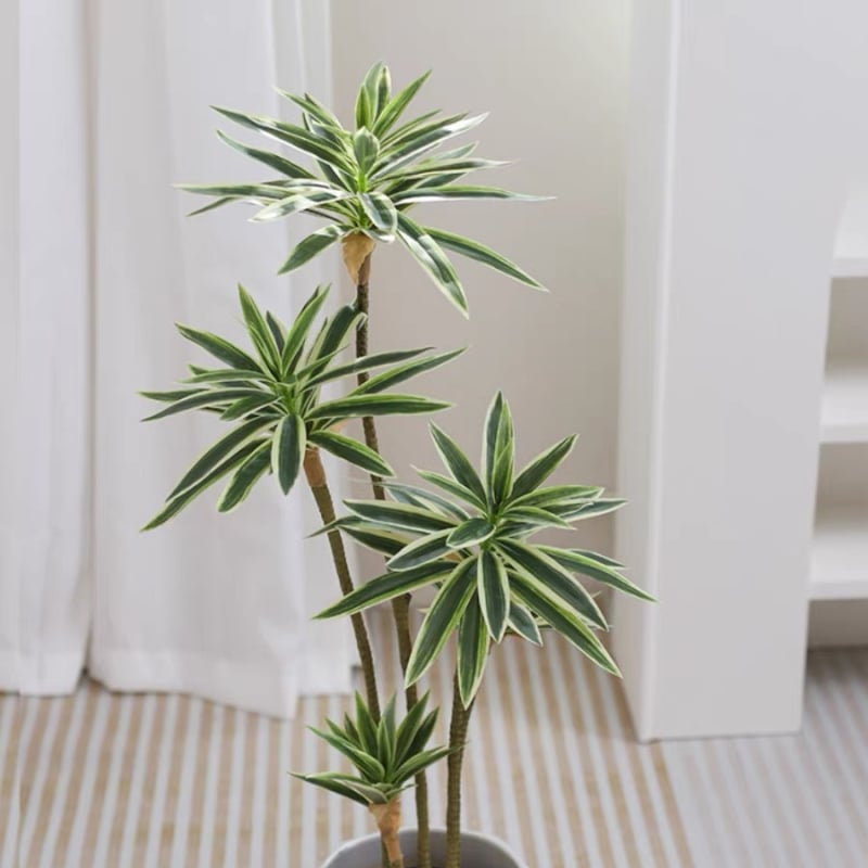 Mesterséges lili-bambusz növény, padlóra szánt kaspó dekor, nappali dekoráció, hamis bonsai ág