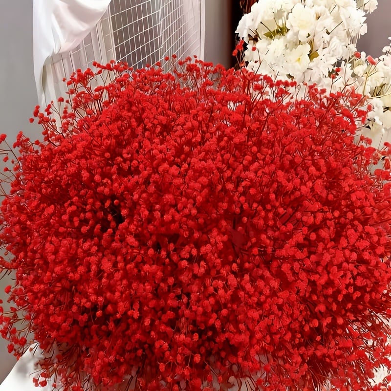 Kytica zo sušených kvetov gypsophila Starry Sky