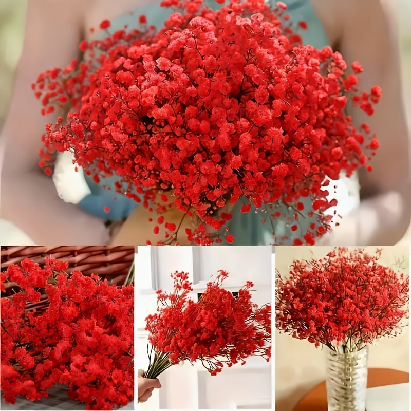 Kytica zo sušených kvetov gypsophila Starry Sky