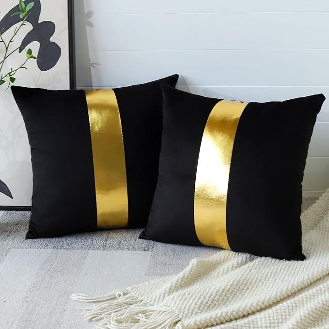 Patchwork párnahuzat, két színű rövid plüss, ágyéki párna, skandináv stílusú nappaliba és hálószobába