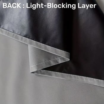 Perdea de balcon cu blackout complet, din poliester, cu Velcro – design modern minimalist, impermeabilă și rezistentă la vânt, blocare a luminii, lavabilă la mașină