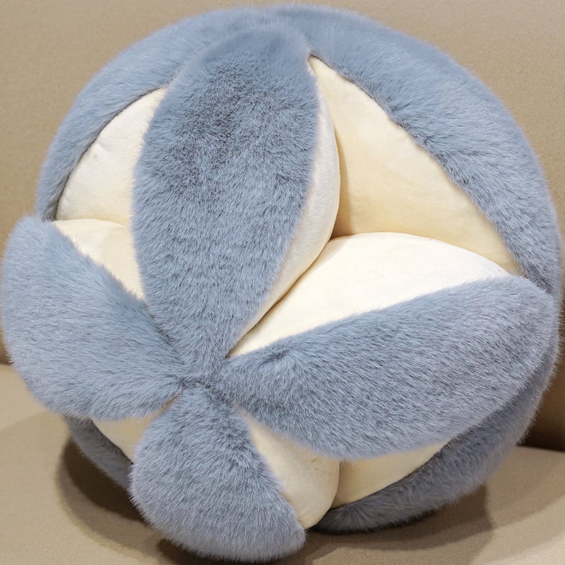 Korejskog stila slatka plišana kuglična jastučnica kremaste boje, teddy fleece, za dnevni boravak dekor