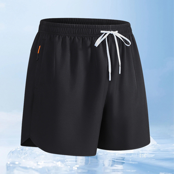Unisex rýchloschnúce voľné športové nohavice z ice silk, casual na pláž a leto
