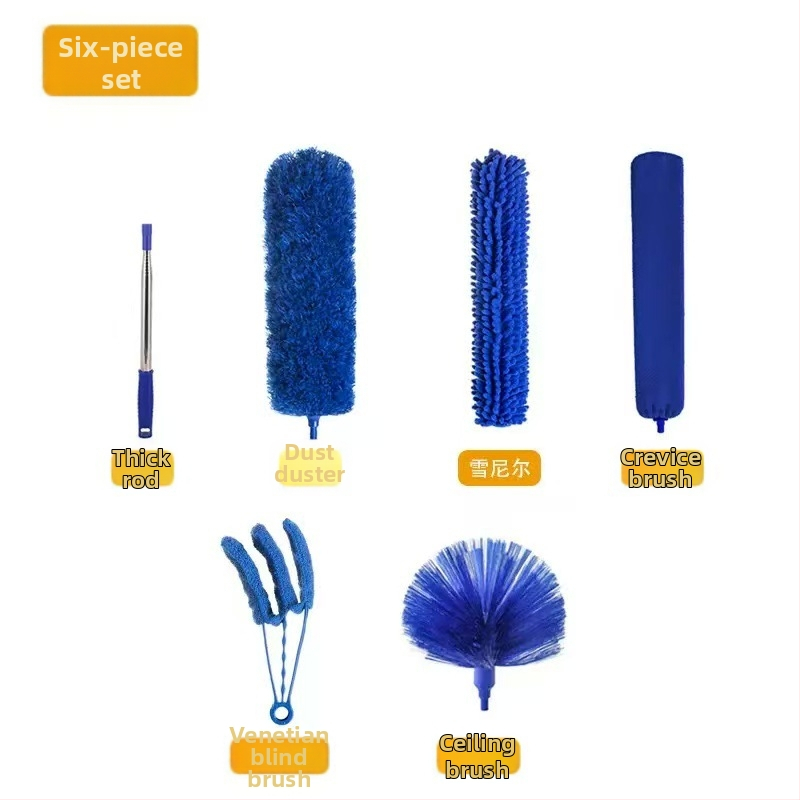 2,8 m perie pentru praf cu pene, extensibilă, electrostatică