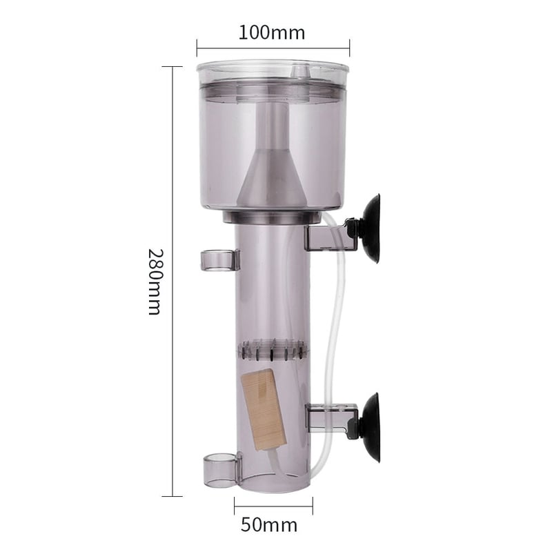 Διασυνοριακός skimmer πρωτεΐνης Risheng RS-4002/4003 για θαλάσσιο ενυδρείο, skimmer πρωτεΐνης με πνευματικό φίλτρο