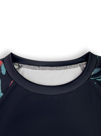 Tričko s dlhým rukávom z Milk Silk, voľnočasový štýl, okrúhly výstrih, 3D tlač, štandardná veľkosť, kód XZFBM2410