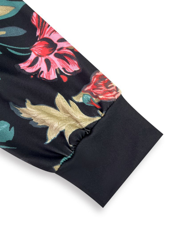 Tričko s dlhým rukávom z Milk Silk, voľnočasový štýl, okrúhly výstrih, 3D tlač, štandardná veľkosť, kód XZFBM2410