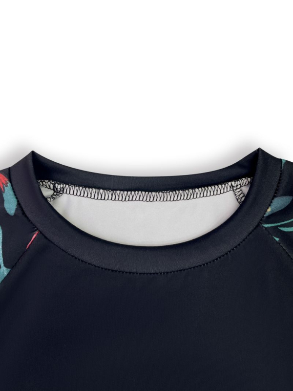Tričko s dlhým rukávom z Milk Silk, voľnočasový štýl, okrúhly výstrih, 3D tlač, štandardná veľkosť, kód XZFBM2410