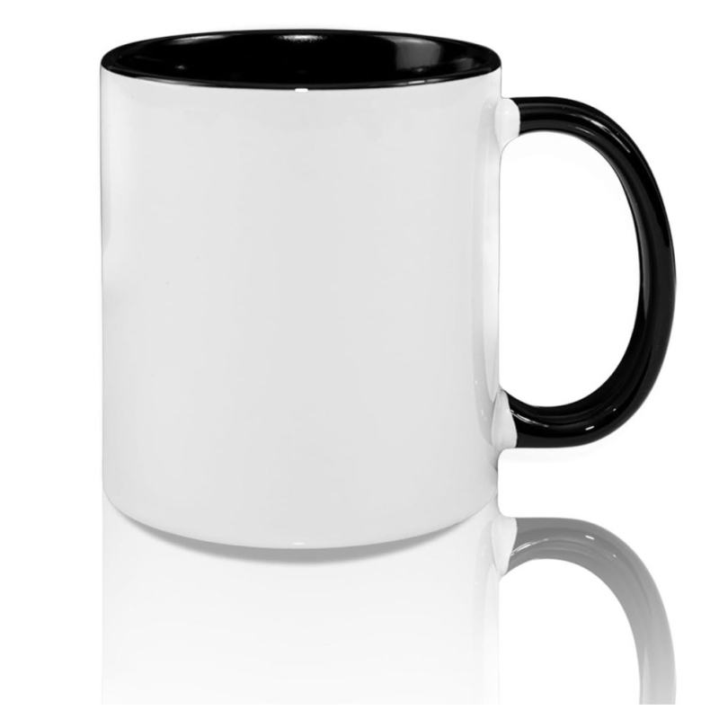 Fehér bevont kerámia színváltó bögre szublimációhoz, 11 oz