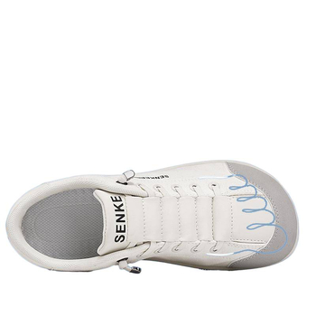 Par stil jesenje prozračne slip-on platnene tenisice, bijele casual sportske cipele