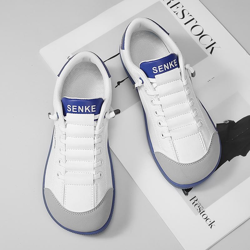 Par stil jesenje prozračne slip-on platnene tenisice, bijele casual sportske cipele
