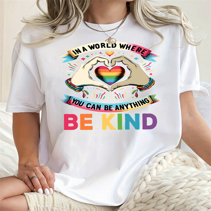 2025 Καλοκαίρι Εκτυπωμένο T‑Shirt με Στρογγυλό Λαιμό, Άνετη Γραμμή, Κοντό Μανίκι, Μεγάλο Μέγεθος